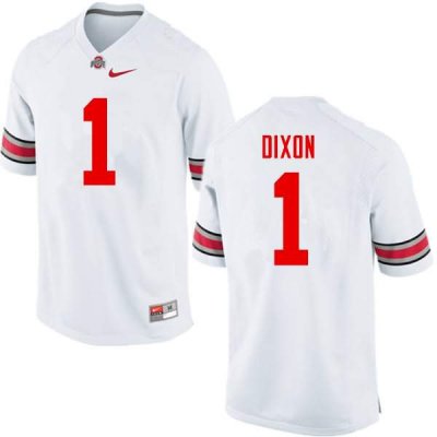 Men's Ohio State Buckeyes #1 Johnnie Dixon White Nike NCAA College Football Jersey For Fans EYH6644YE